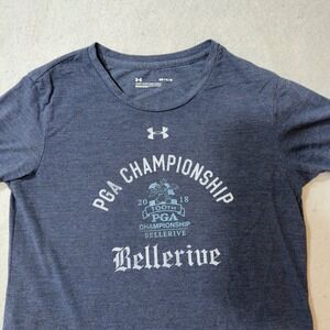 Under Armour Mens 2018 100th PGA Championship Bellerive T-Shirt Navy Blue MD